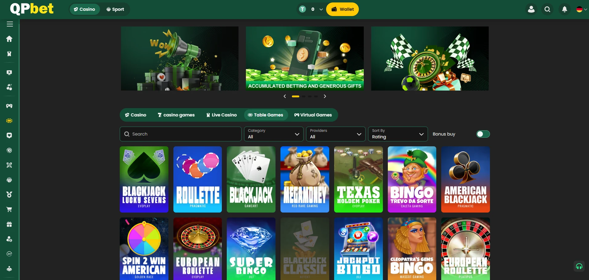 Sicheres Glücksspiel im Qpbet Casino