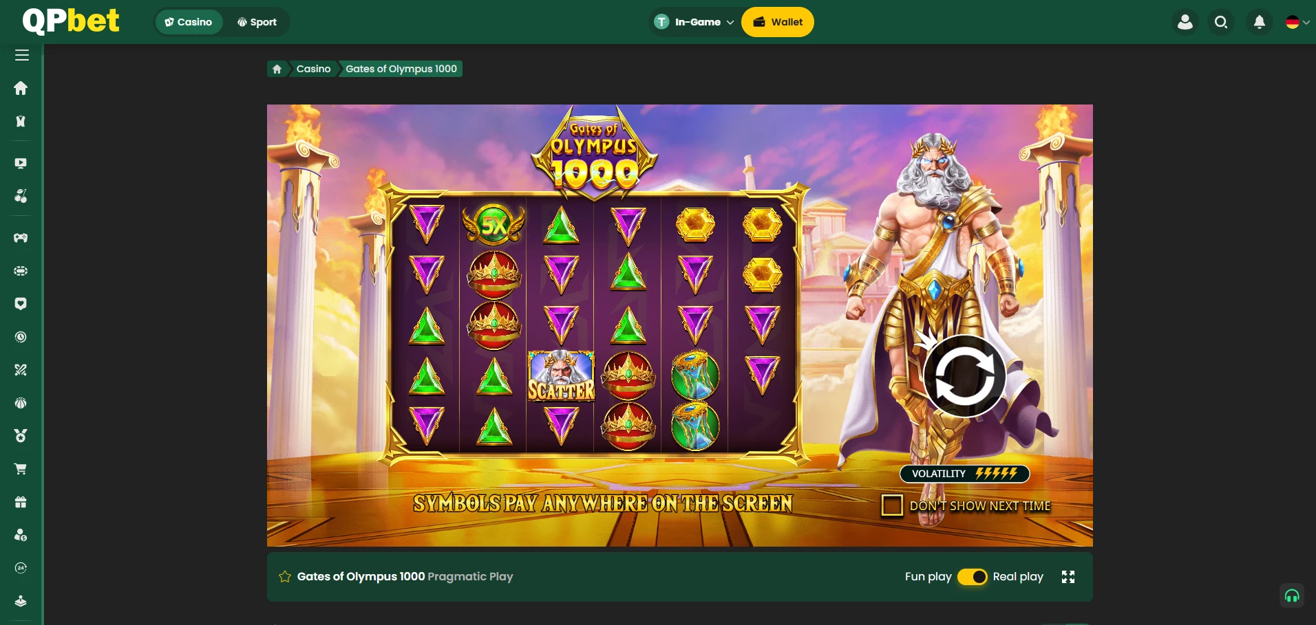 Klassische Spielautomaten im Qpbet Casino
